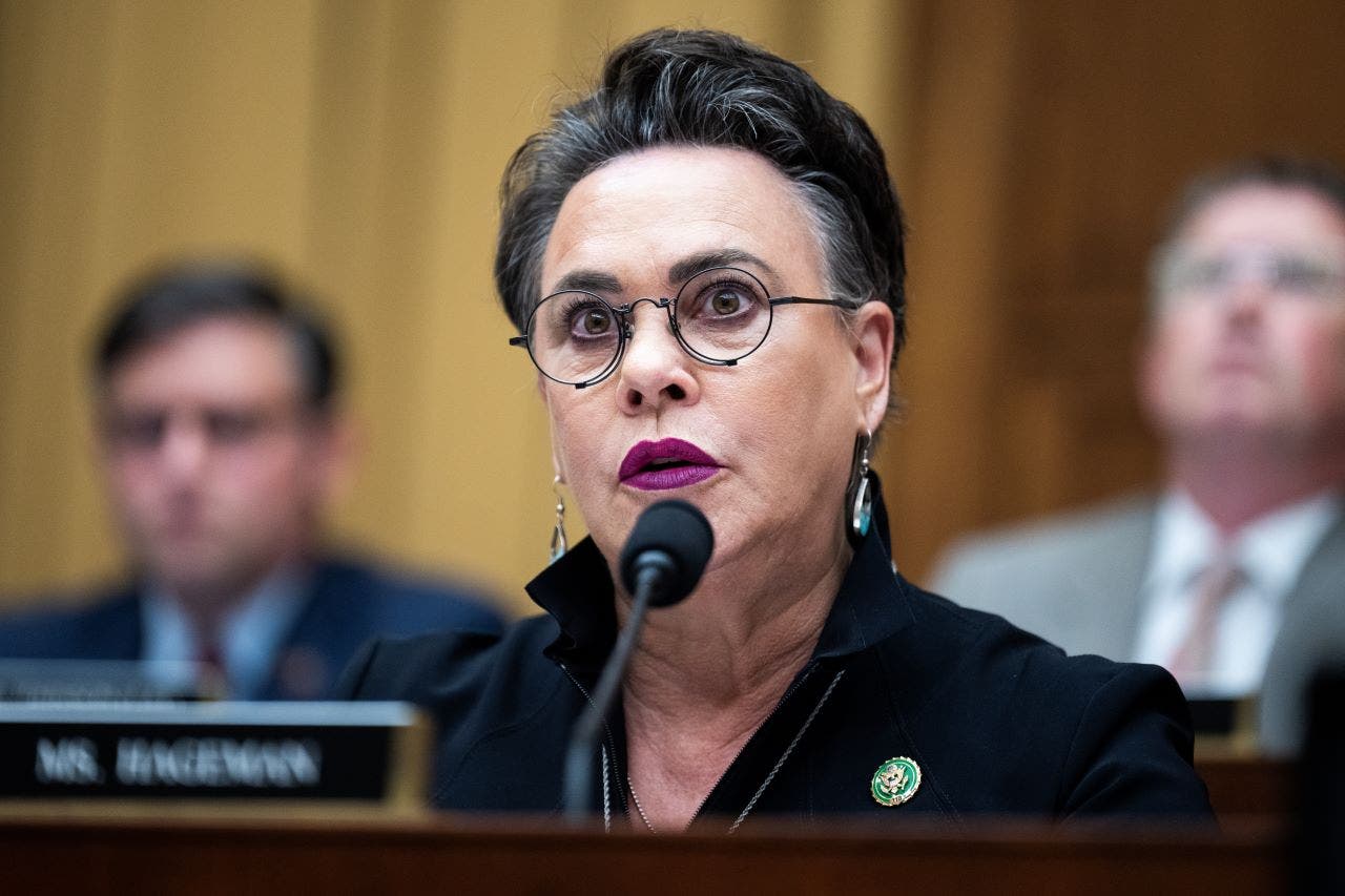 Trumpo sąjungininkė Harriet Hageman paskelbė 2026 metų senato kampaniją dėl atviros GOP vietos